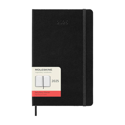 MOLESKINE 2025 Daily Diary/Planner A5, 13 x 21 cm, hardcover, Black