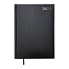 2025 Diary, PVC, A5+, 17 x 24 cm, 1Day/Page, Black