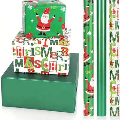 Gift Wrapping Paper CHRISTMAS, 43cm x 3m, Assorted Designs