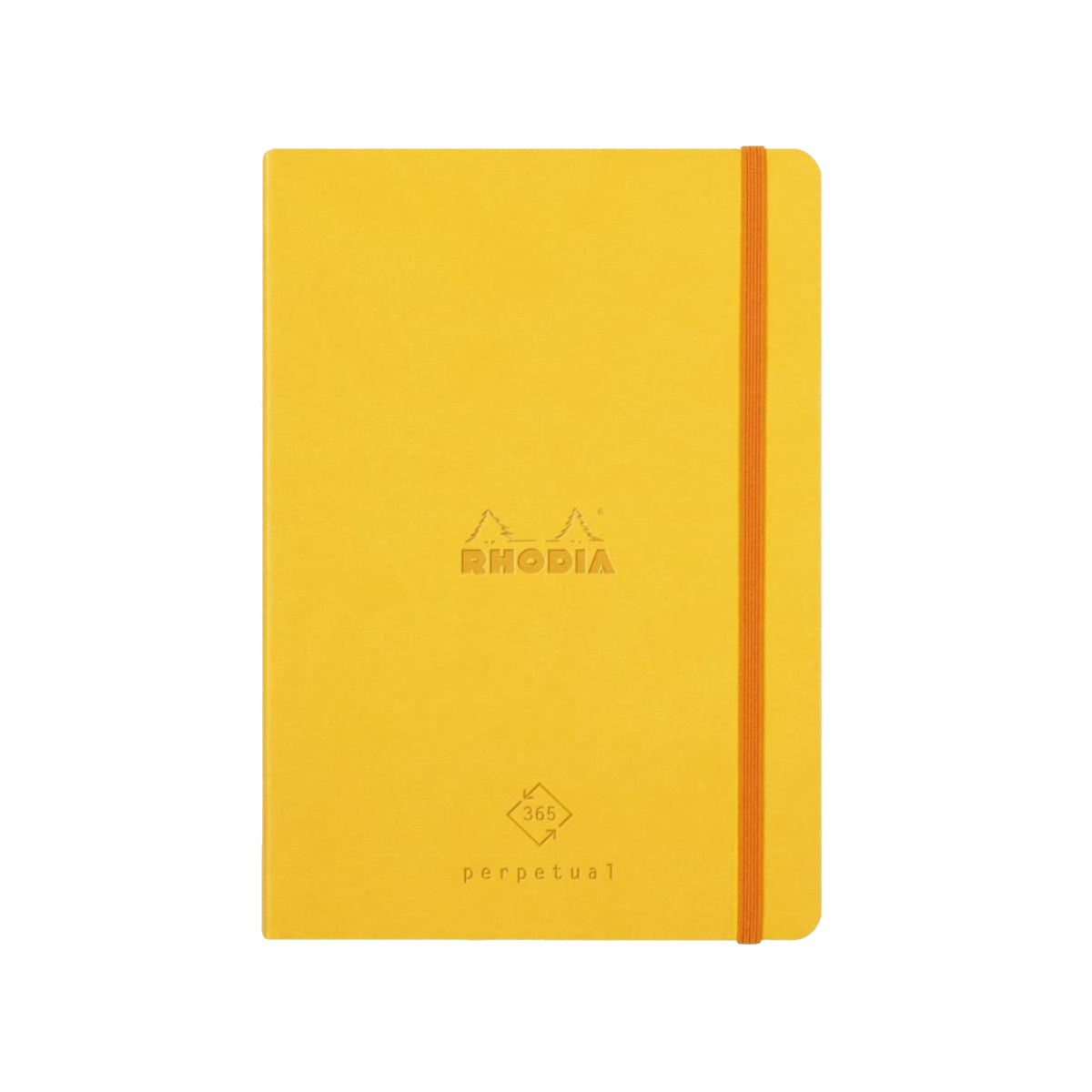 RHODIA Perpetual undated Diary A5, Soft PU Cover, 1Week/1Page, Yellow