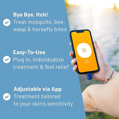 heat it® for Android USB-C and iPhone 15, Relieves Insect Bites