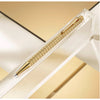 CARAN d'ACHE ECRIDOR LIGHTS Gift Set, Gilded Ballpoint Pen & Leather Case