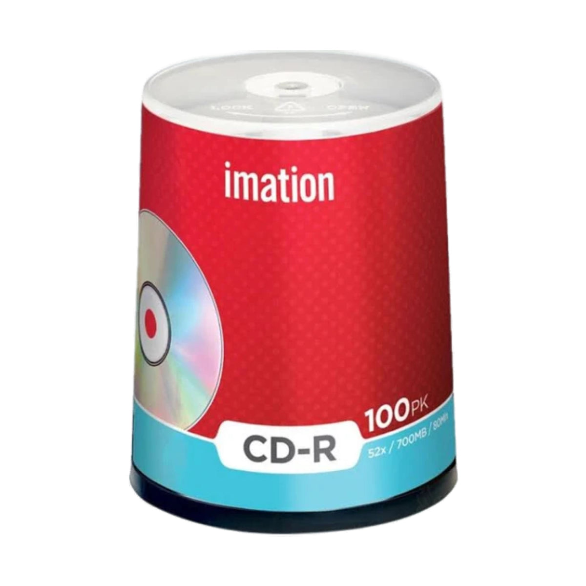 50 Pack Imation CD-R 52X 700MB/80Min Branded Logo Blank Media