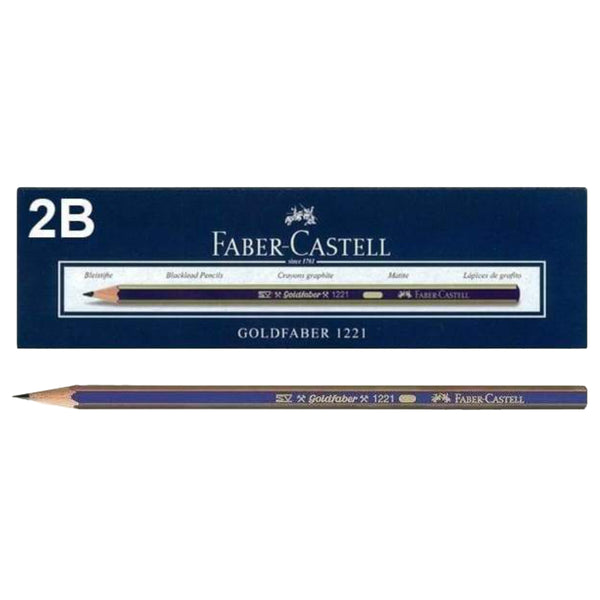 Faber Castell Graphite Pencil GOLDFABER 1221, 2B - Office Supplies ...