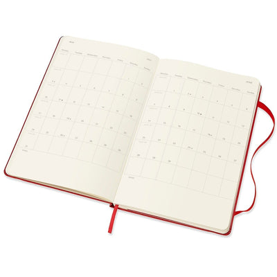 MOLESKINE 2025 Weekly Notebook Diary/Planner A5, 13 x 21 cm, hardcover, Scarlet Red