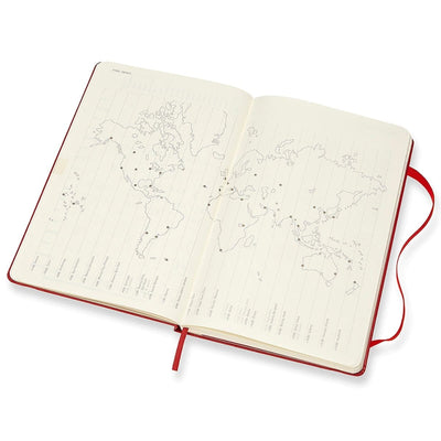 MOLESKINE 2025 Weekly Notebook Diary/Planner A5, 13 x 21 cm, hardcover, Scarlet Red