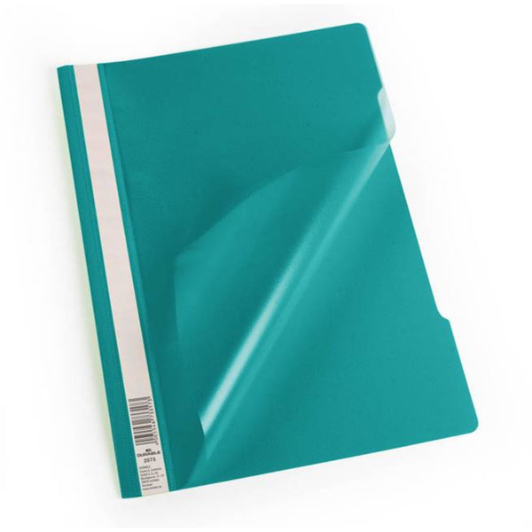 Durable Clear View Folder - Economy A4, Dark Turquoise - Office ...