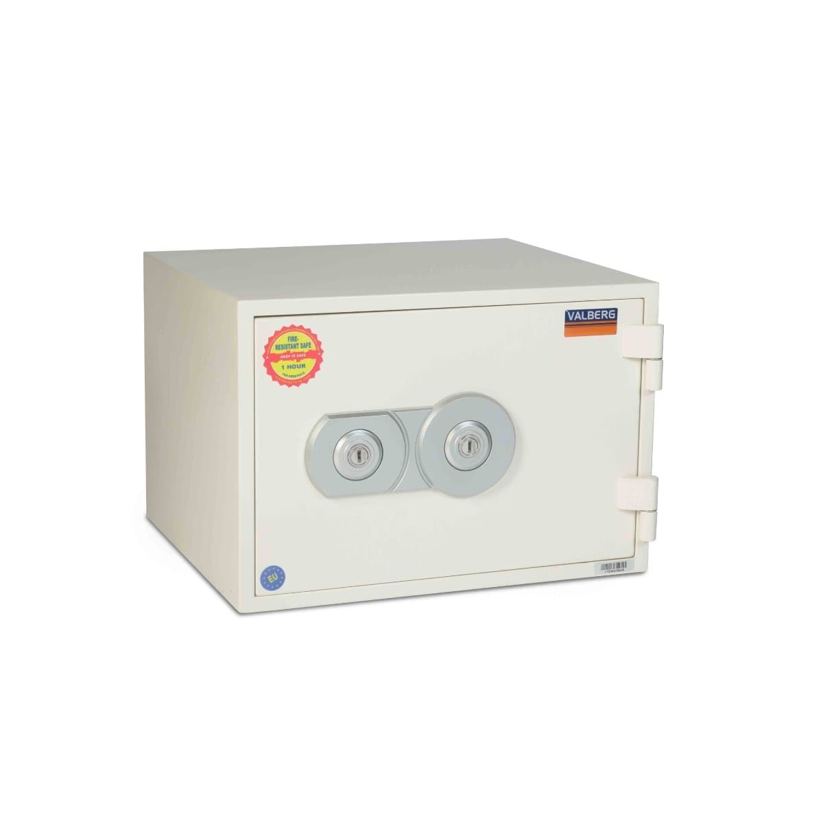 Valberg FRS-32 KL Fire Resistant Safe, 2 Key Locks, White - Office... -  Office One LLC