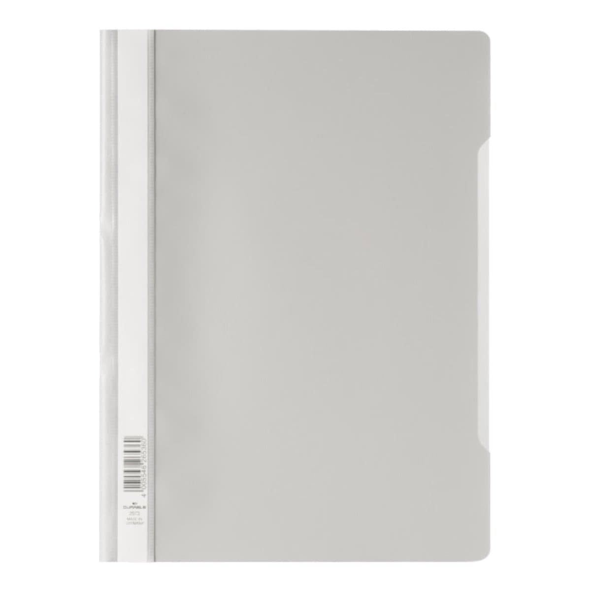 Durable Clear View Folder - Economy A4, White - Office Supplies